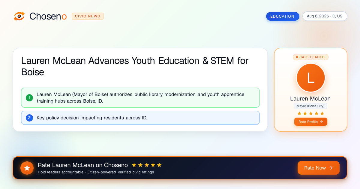 Lauren McLean Advances Youth Education & STEM for Boise